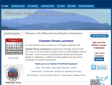 Tablet Screenshot of philomathchamber.org